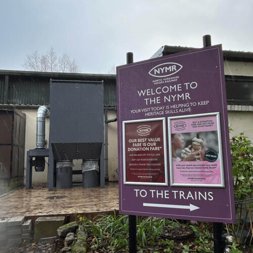 ECO with NYMR sign ECO with NYMR sign