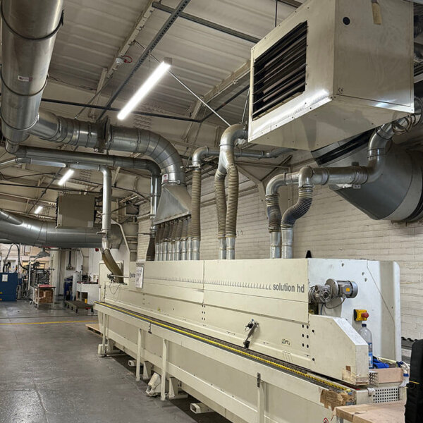 DCE and Lambsons LEV testing for extraction from machines